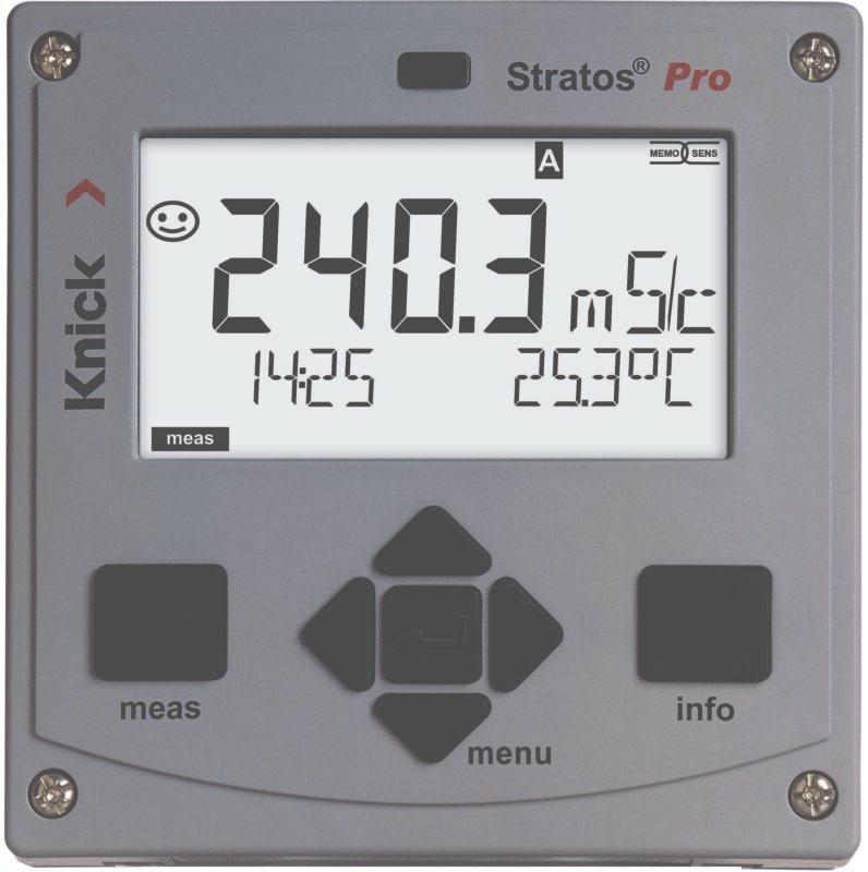Knick Stratos® E 2402 CondI Prozeßgerät zur Messung der Leitfähigkeit Knick Stratos® E 2402 CondI Prozeßgerät zur Messung der Leitfähigkeit